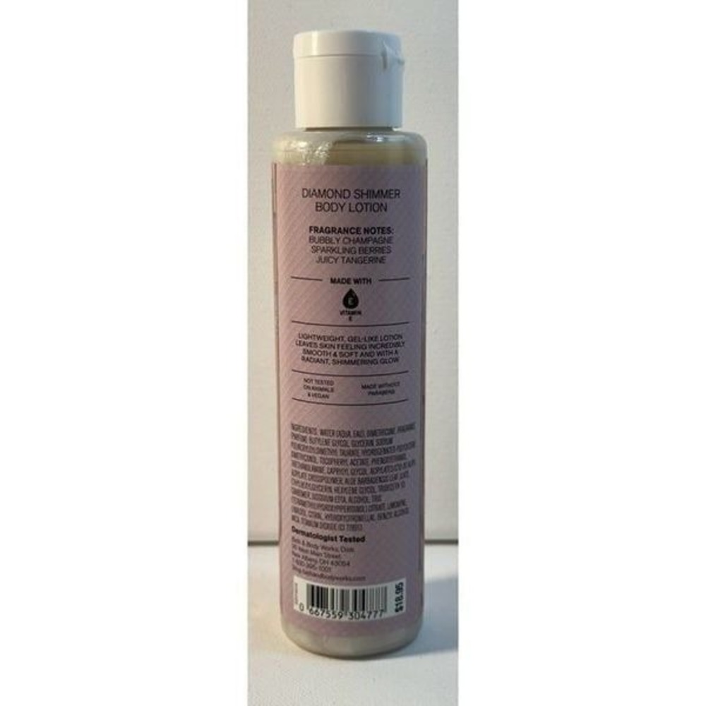 Bath & Body Works CHAMPAGNE TOAST DIAMOND SHIMMER BODY LOTION 4.9 oz - Picture 2 of 3
